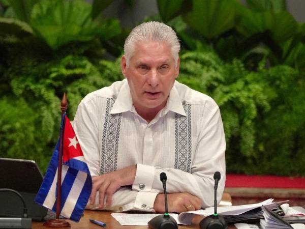 Miguel Díaz Canel, presidente de Cuba.