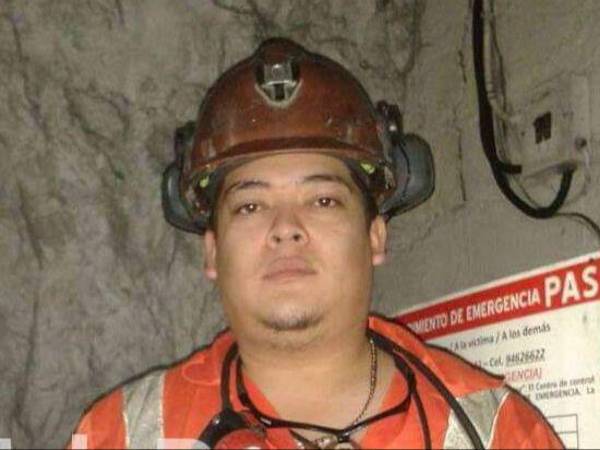 Fotografía en vida del joven trabajador que murió dentro de la mina El Mochito, en Las Vegas, Santa Bárbara.