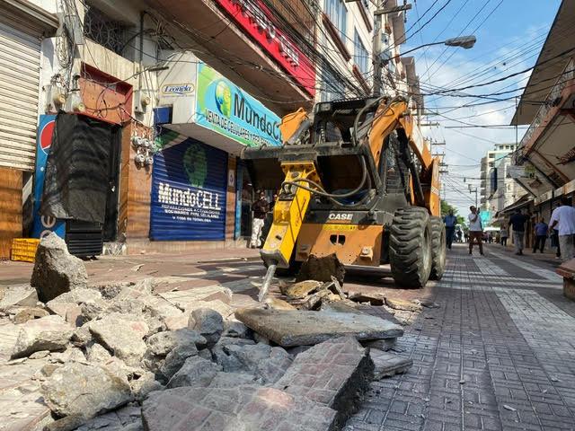 Así luce hoy la peatonal que se convertirá en “Paseo Los Zorzales”