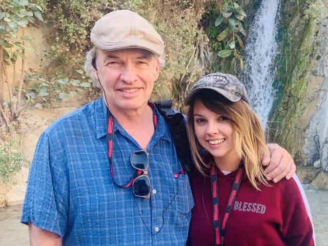 Gary Graham junto a su hija Haylee.