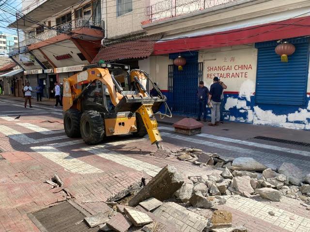 Así luce hoy la peatonal que se convertirá en “Paseo Los Zorzales”