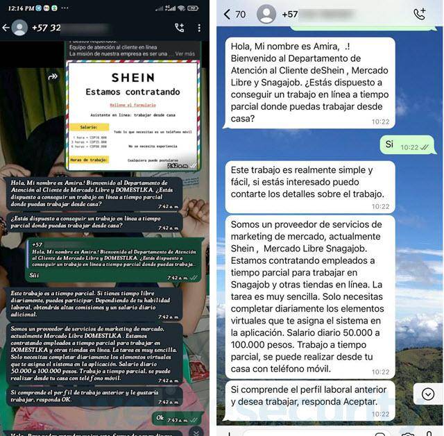 Ofertas de empleo falsas circulan por WhatsApp