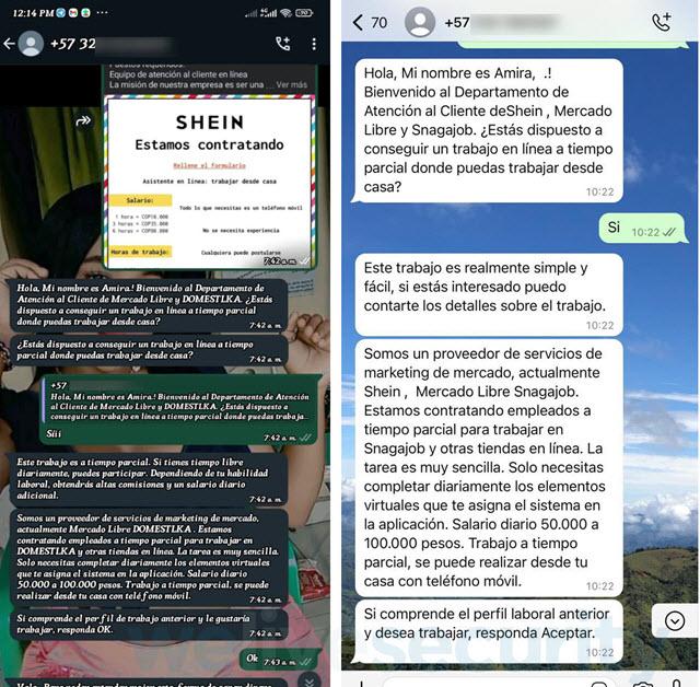Ofertas de empleo falsas circulan por WhatsApp