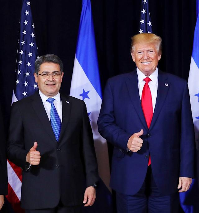 JOH mencionó narcovideo de Carlón Zelaya a Trump