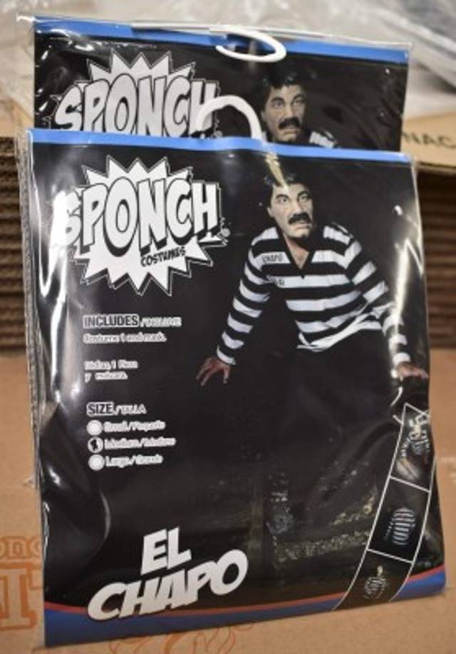 El disfraz de El Chapo cuesta 39.90 dólares en GhoulishProductions.com.
