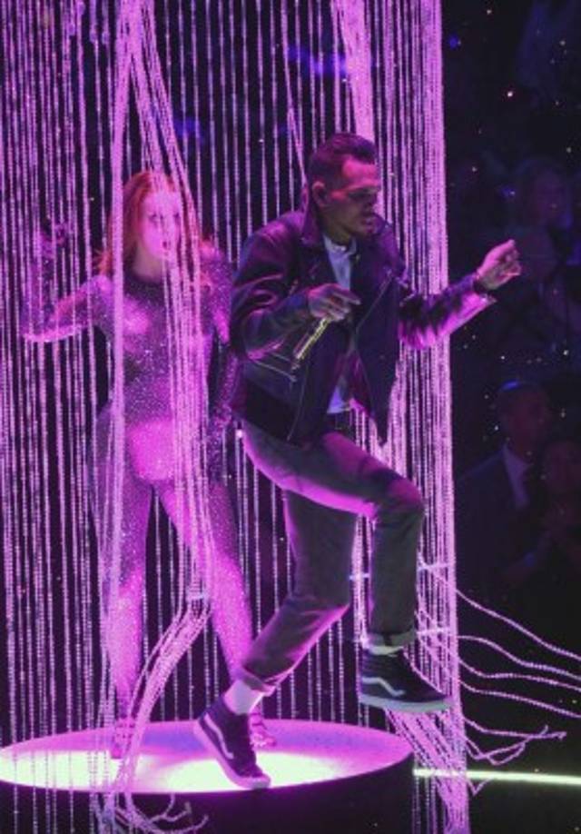 El show de Chris Brown.