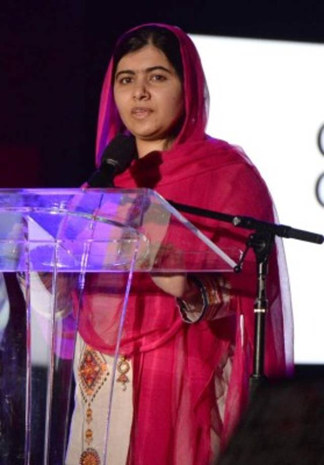 Malala Yousafzai, premio Nobel de la Paz.