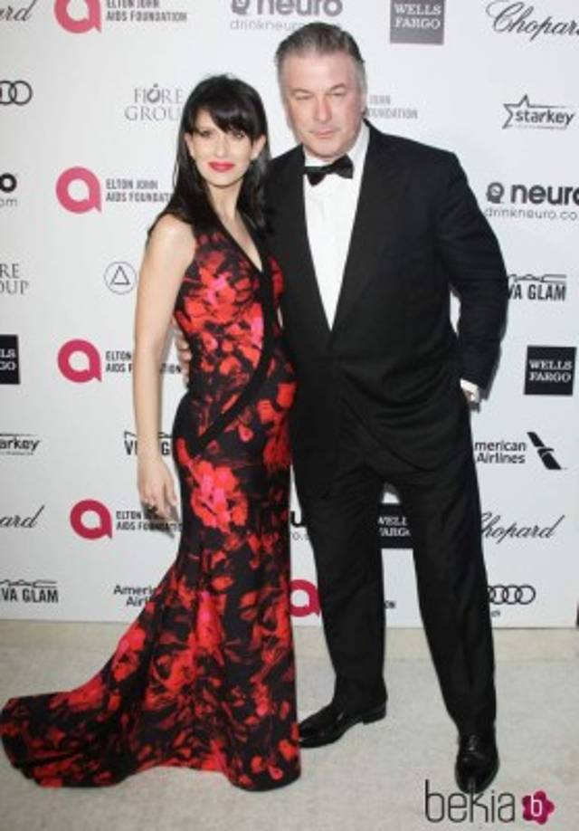 Alec Baldwin e Hillaria. 26 años de diferencia. El actor y la instructora de yoga española se casaron en 2012. Tienen tres hijos.