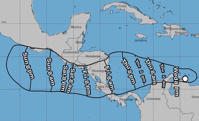 Nicaragua suspende zarpes en sus 11 puertos principales ante amenaza de “Dos”