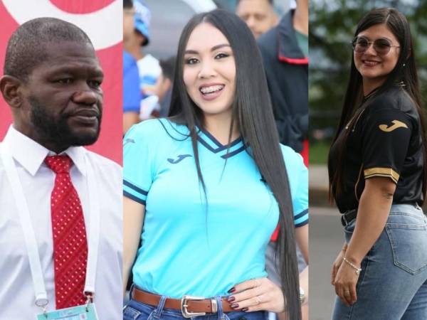 Bellezas y lindo ambiente en el estadio Nacional previo al Honduras vs Haití por las eliminatorias de Concacaf.