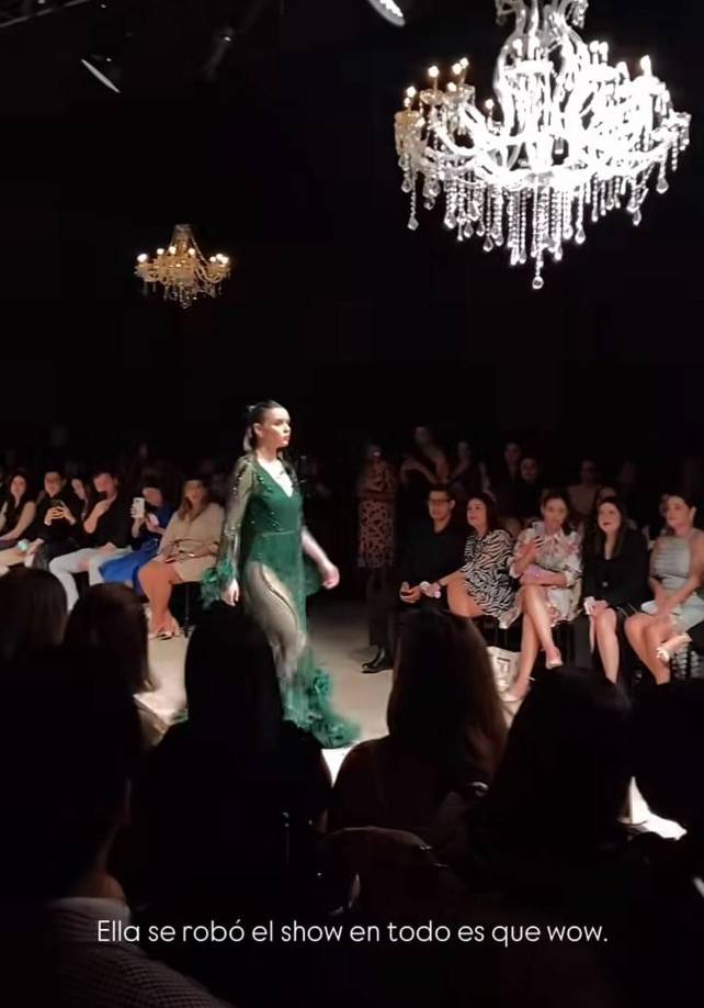 Cecilia García se robó las miradas y fue una sensación entre los asistentes al BAC Estilo Moda 2024,