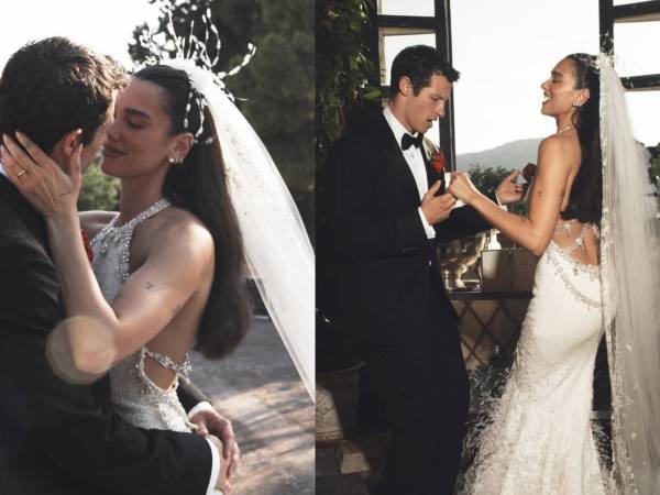 El pasado mes de junio, la cantante Dua Lipa compartió estas hermosas postales con su esposo, Callum Turner.