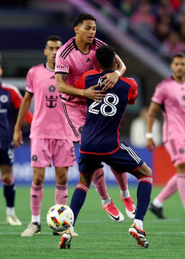 El hondureño David Ruiz fue titular con el Inter Miami ante el New England.