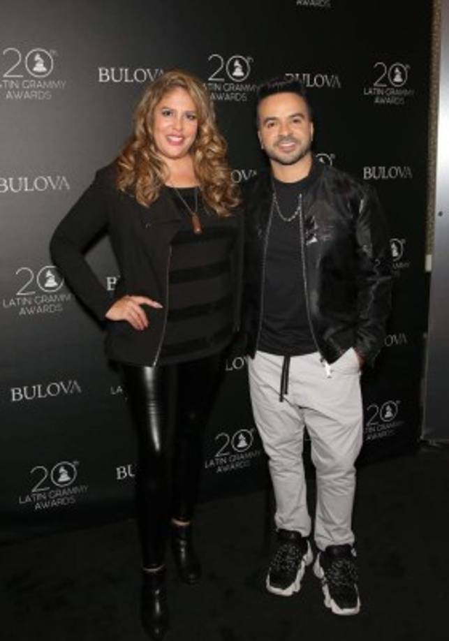 Lizza Monet Morales y Luis Fonsi.