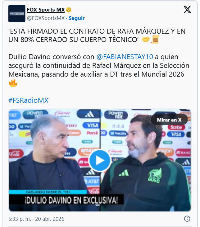 Javier Aguirre dejará a México y ya tienen a su reemplazo: “Está firmado su contrato