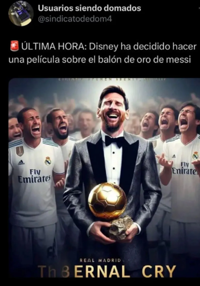 Messi protagonista: Los jocosos memes que dejó el Balón de Oro 2023