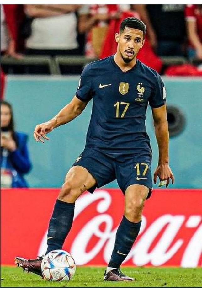 La madre de William Saliba es de Camerún y su padre es libanés de origen francés.