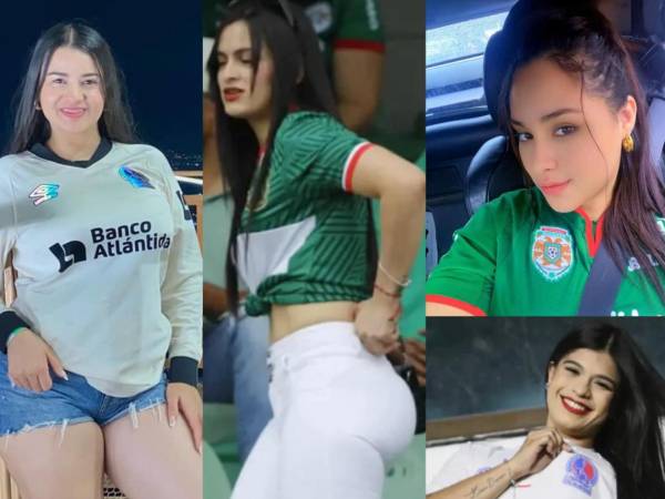 Conoce a las bellas aficionadas que le van al Marathón y Olimpia, equipos finalistas del Apertura 2025-2026 de la Liga Nacional de Honduras.
