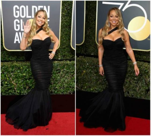 Mariah Carey ha sido atacada por su elección en los Globos de Oro, pero su silueta es envidiable para cualquier mujer que admire unas buenas curvas.<br/><br/>Carey lució espectacular en un vestido corte de sirena de Dolce & Gabbana<br/>