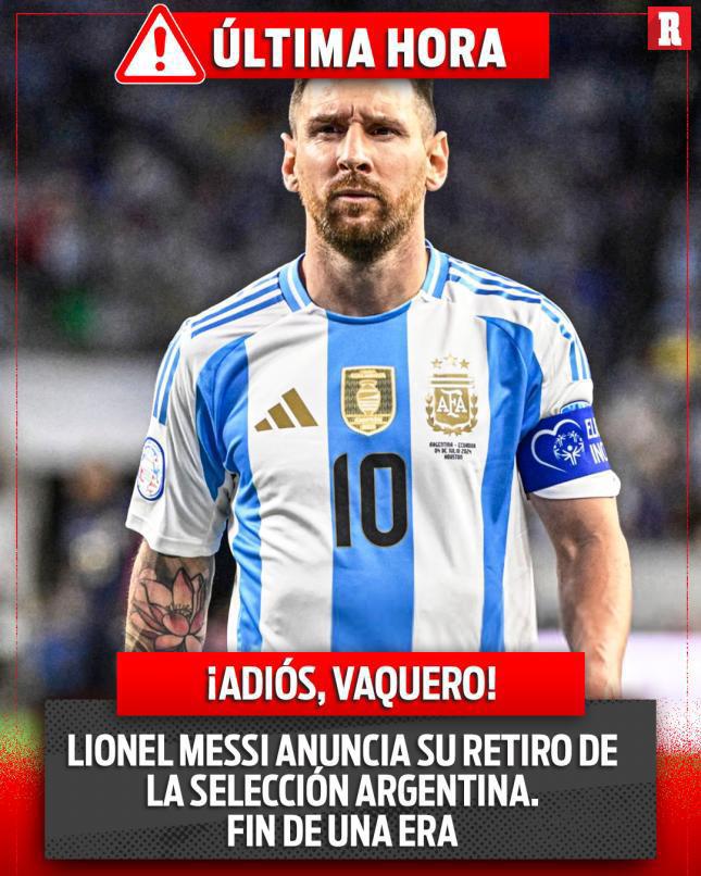 Revuelo tras retiro de Messi de la Selección: Infantino reacciona y deja mensaje