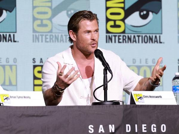 El actor Chris Hemsworth.