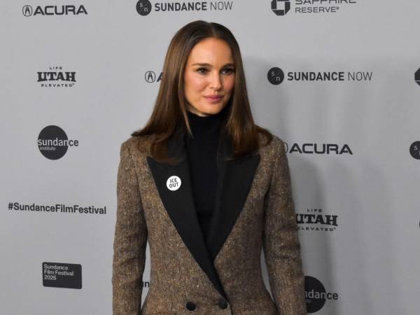La actriz estadounidense Natalie Portman durante la presentación de 'The Gallerist' el sábado con motivo del Festival de Sundance en Park City, Utah, Estados Unidos. EFE/ Mónica Rubalcava