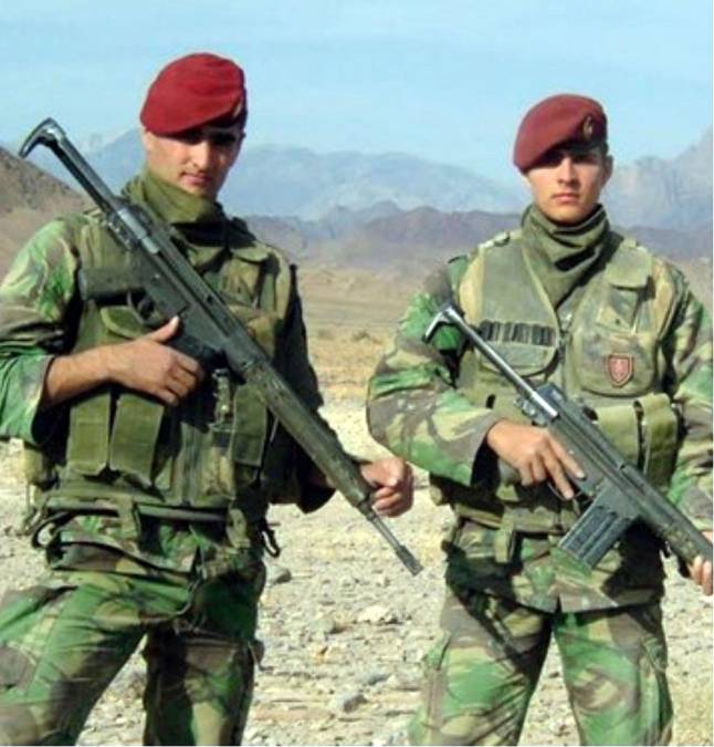Sergio y Jorge son dos ex soldados de la unidad de fuerzas especiales que estuvieron en Afganistán con el ejército.