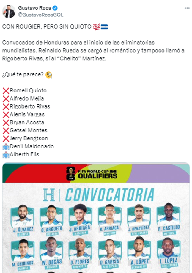Gustavo Roca también compartió la convocatoria y destacó la presencia del Chelito Martínez.