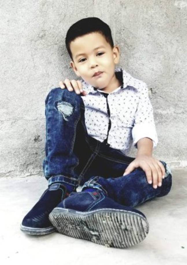 Chistopher José Chavarría Romero quiere ser bombero.