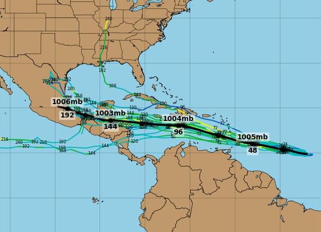 EN VIVO: Siga la trayectoria de la tormenta tropical Beryl