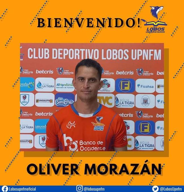 La UPN anunció el fichaje del mediocampista Oliver Morazán. En su momento el volante fue seleccionado nacional.