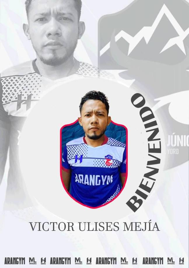 Víctor Mejía tiene recorrido en el fútbol hondureño y guatemalteco. Ahora pasa a formar de la plantilla del club de El Negrito, Yoro.