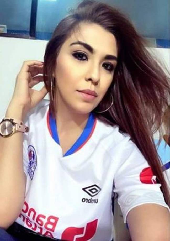Yarely Espinal es la esposa de Jerry Bengtson, delantero del Olimpia.