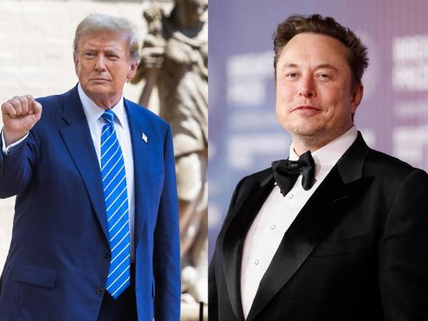 El presidente electo republicano de Estados Unidos, Donald Trump (i), y el magnate y propietario de la red social X, Elon Musk.