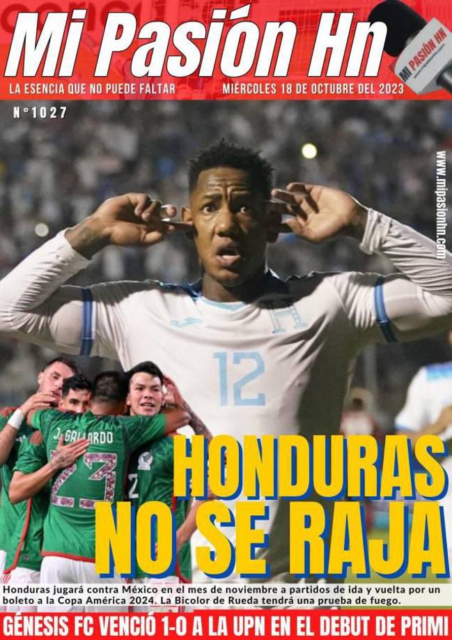 Mi Pasión HN: “Honduras no se raja”.