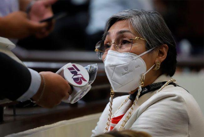 Maribel Espinoza, diputada del Partido Salvador de Honduras (PSH).