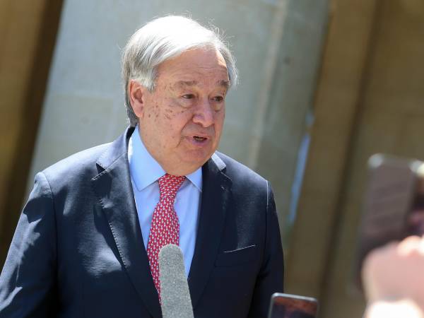 Imagen de archivo de António Guterres, secretario general de la ONU.