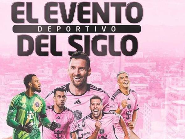 Messi estará liderando a las figuras del Inter Miami que llegarán a San Pedro Sula.