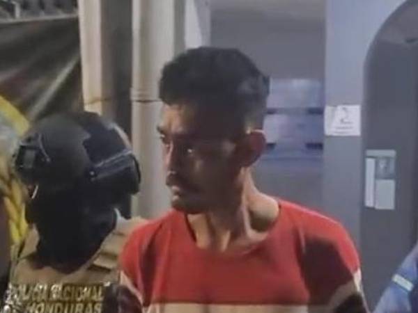 El supuesto marero fue capturado en la colonia Constantino Castillo de San Manuel, Cortés.