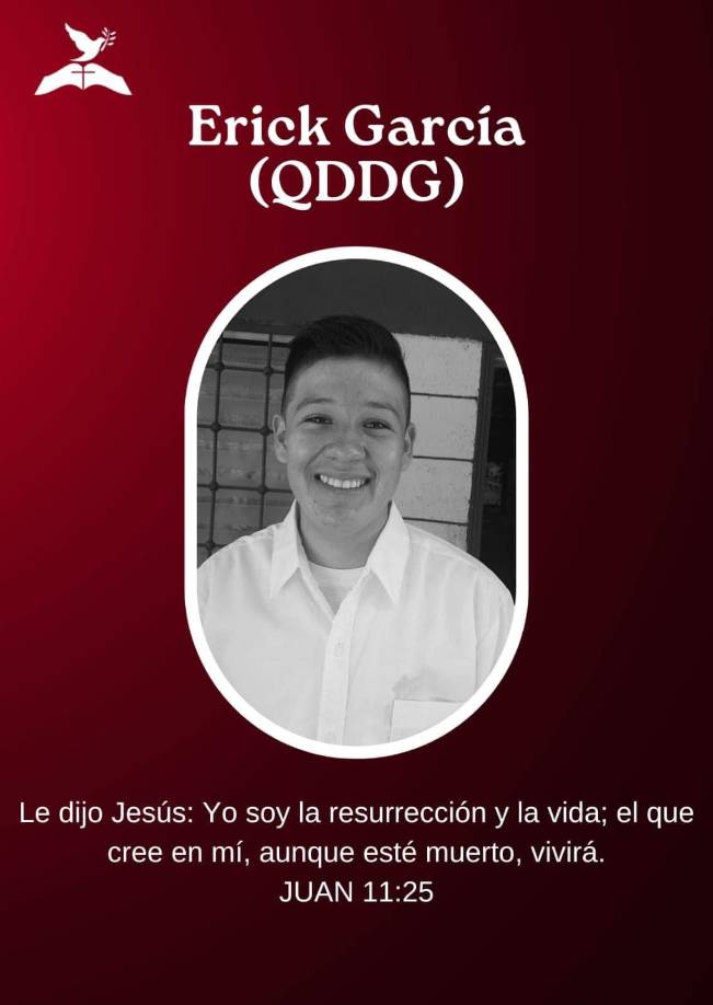 El hecho consternó a la ciudadanía de Gracias, ya que Erick García era un joven voluntario de la Casa de la Juventud desde hace más de 10 años.