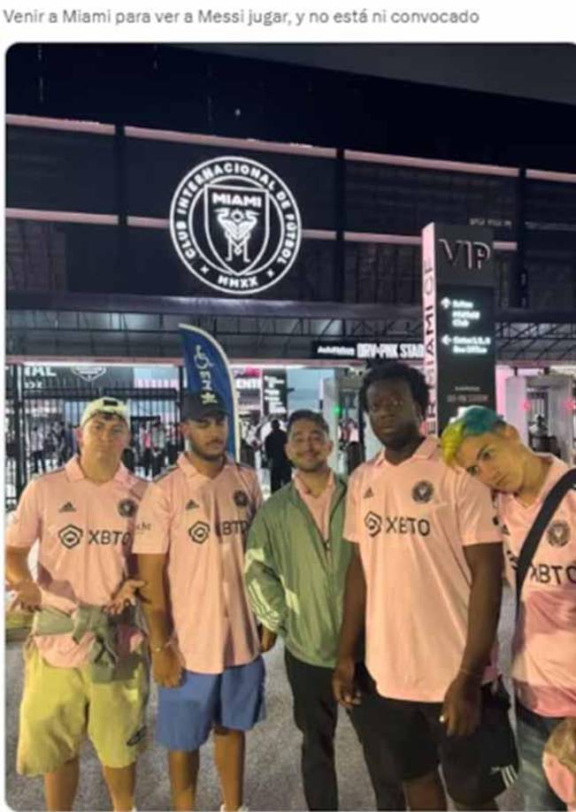 Memes: Burlas tras ausencia de Messi y derrota del Inter Miami