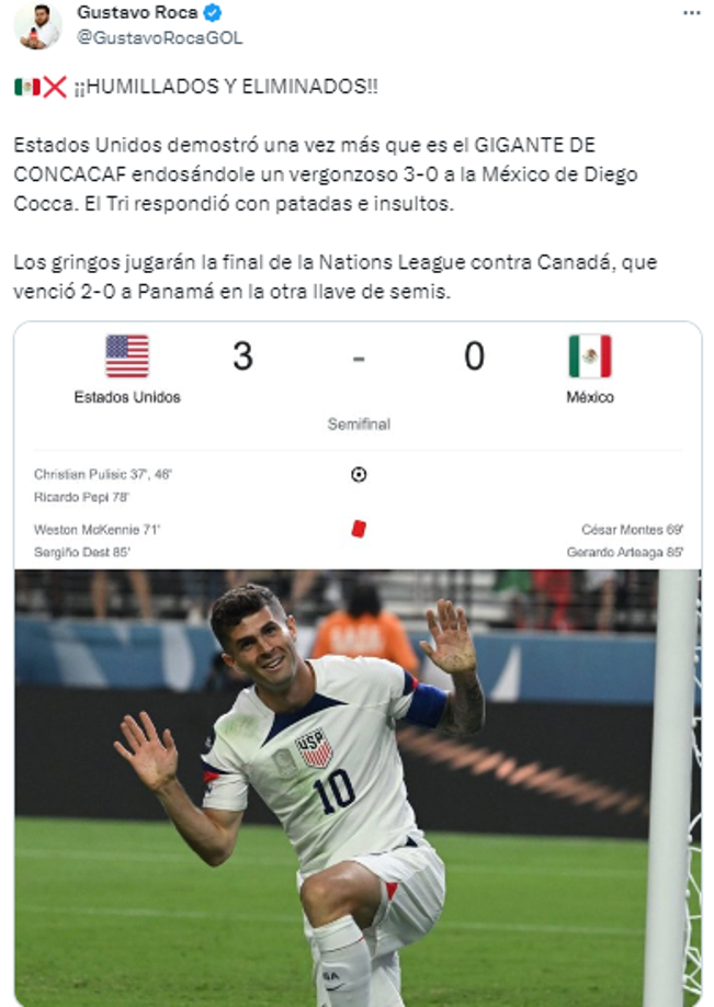 Gustavo Roca, periodista de Diario DIEZ: “¡¡HUMILLADOS Y ELIMINADOS!!”.