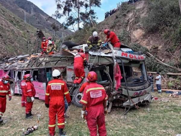 Fotografía tomada de la cuenta oficial de la red social X del Centro de Operaciones de Emergencia Nacional (COEN) @COENperú.