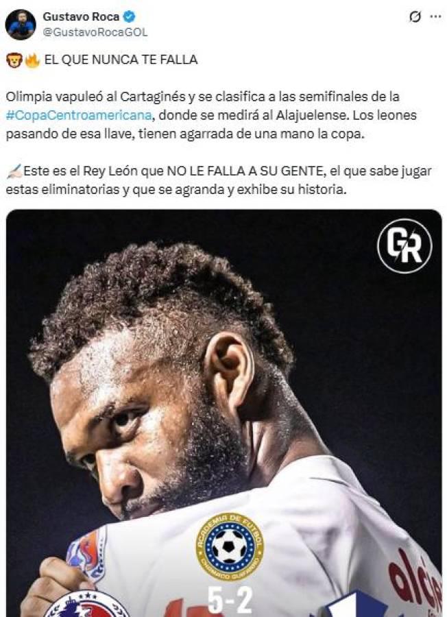 Olimpia en semifinales de la Copa Centroamericana: esto dice la prensa