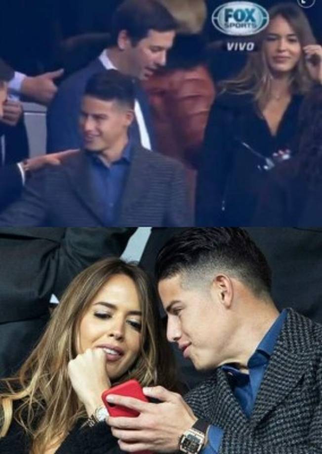 James Rodríguez fue relacionado con la modelo Shannon de Lima al ser vistos, en varias ocasiones, en el mismo lugar. Sin embargo, no fue hasta la pasada final de la Copa Libertadores en el Santiago Bernabéu donde las cámaras fotografiaron a la pareja.<br/><br/>