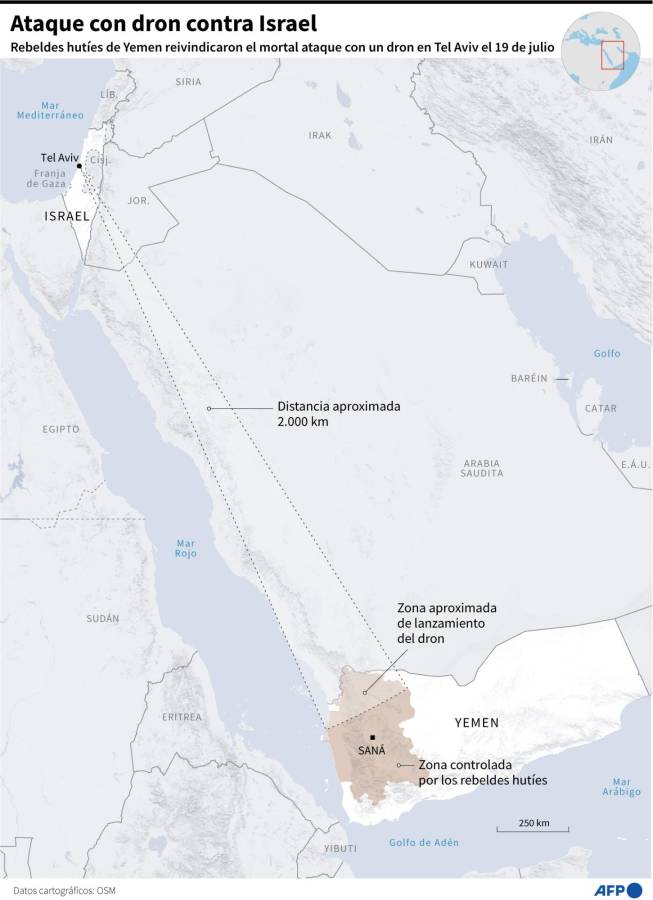 Israel bombardea Gaza, Líbano y Yemen en respuesta a ataques