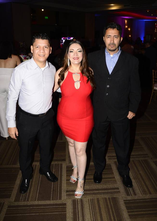 Marco Mejía, Daisy Barahona y Elvis Alvarado