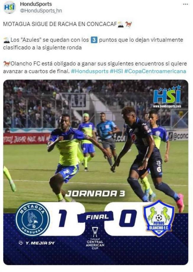 HonduSports: “Motagua sigue de racha en Concacaf”.