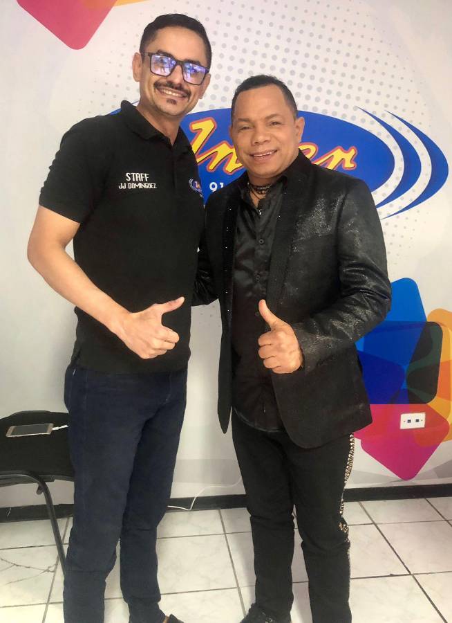 Joe Veras también visitó las instalaciones de la Radio Inter en San Pedro Sula.