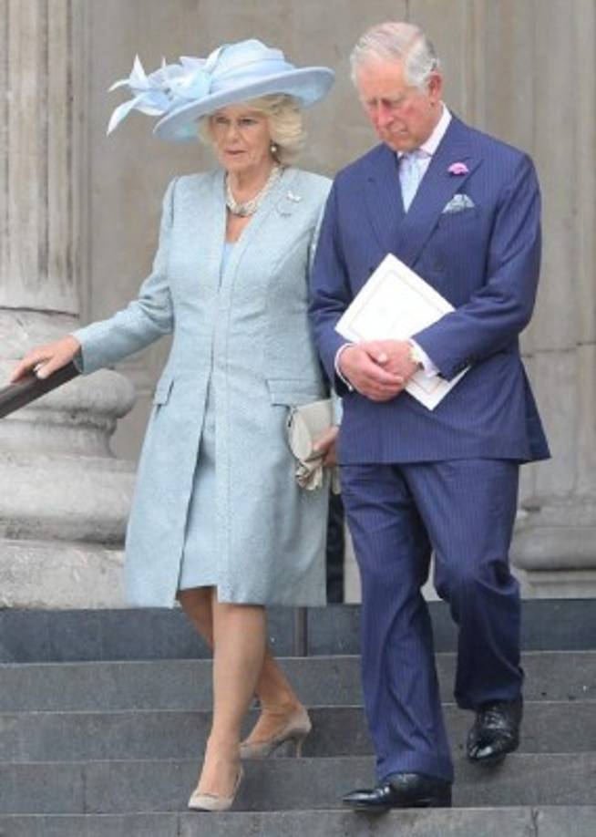 Carlos de Inglaterra y la Duquesa de Cornualles.